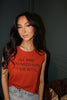 ALL THAT YOU NEED - Women's Rust Relaxed Tank - Worn & Haggard