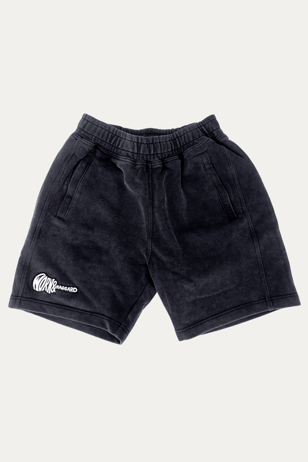 WORN & HAGGARD - Mens Heavyweight Vintage Grey Sweatshorts - Worn & Haggard