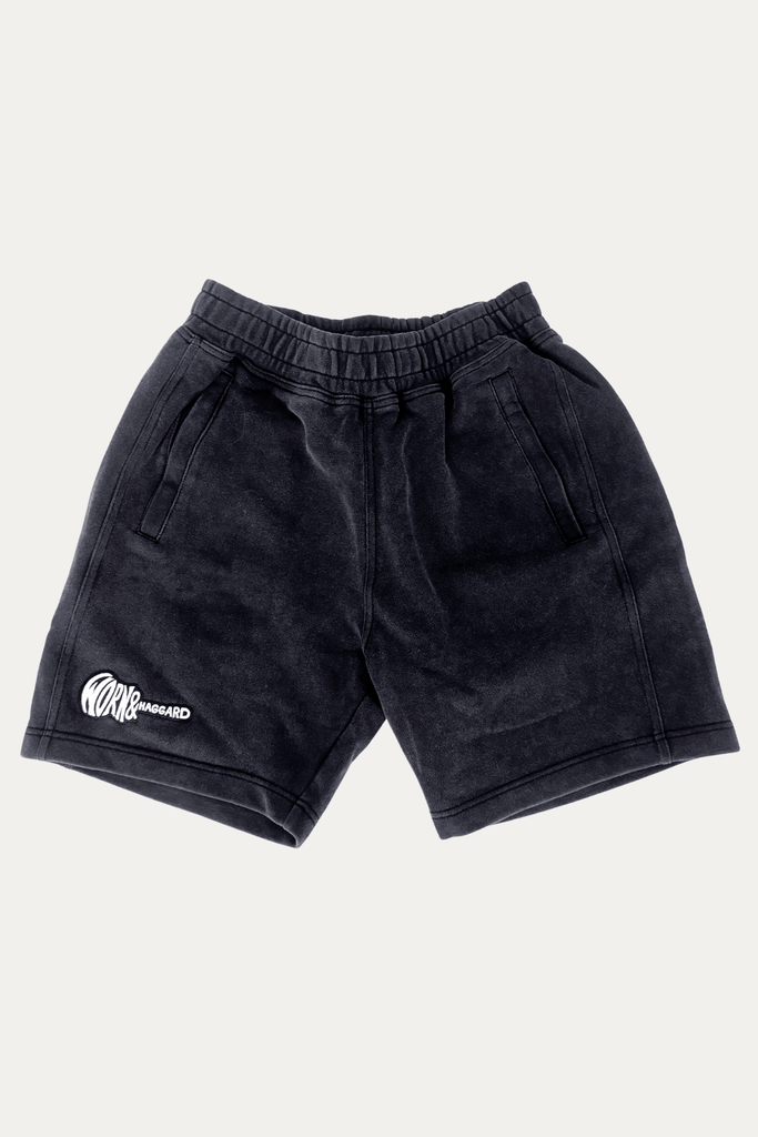 WORN & HAGGARD - Mens Heavyweight Vintage Grey Sweatshorts - Worn & Haggard