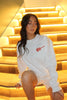 WORN & HAGGARD - White Heavyweight Sweatshirt - Worn & Haggard