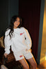 WORN & HAGGARD - White Heavyweight Sweatshirt - Worn & Haggard