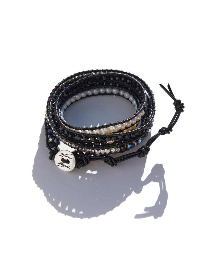 Blackened Wrap Bracelet - Worn & Haggard