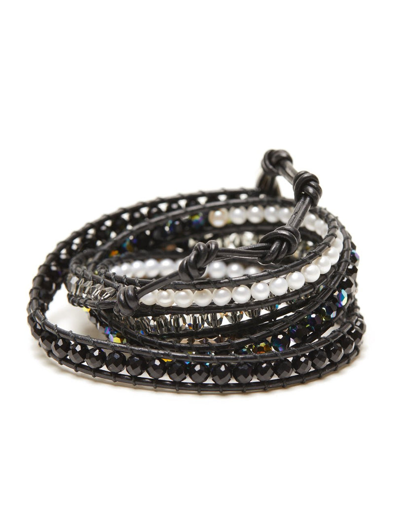 Blackened Wrap Bracelet - Worn & Haggard