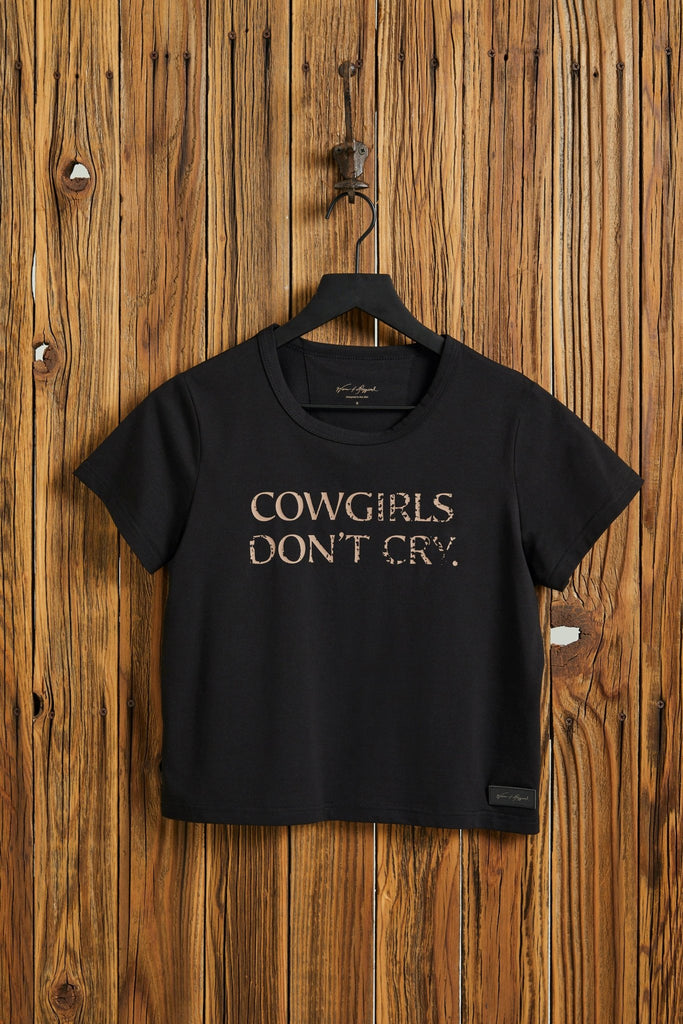 COWGIRLS DON'T CRY - Women's Midnight T-Shirt - Worn & Haggard