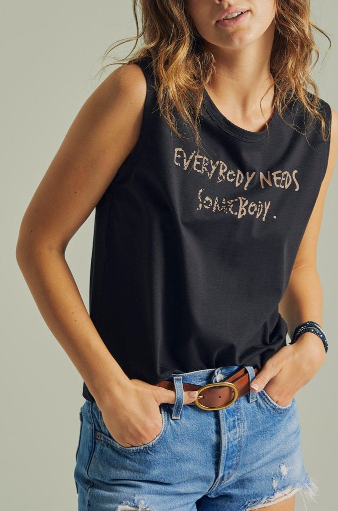 EVERYBODY NEEDS SOMEBODY - Women's Midnight Tank - Worn & Haggard