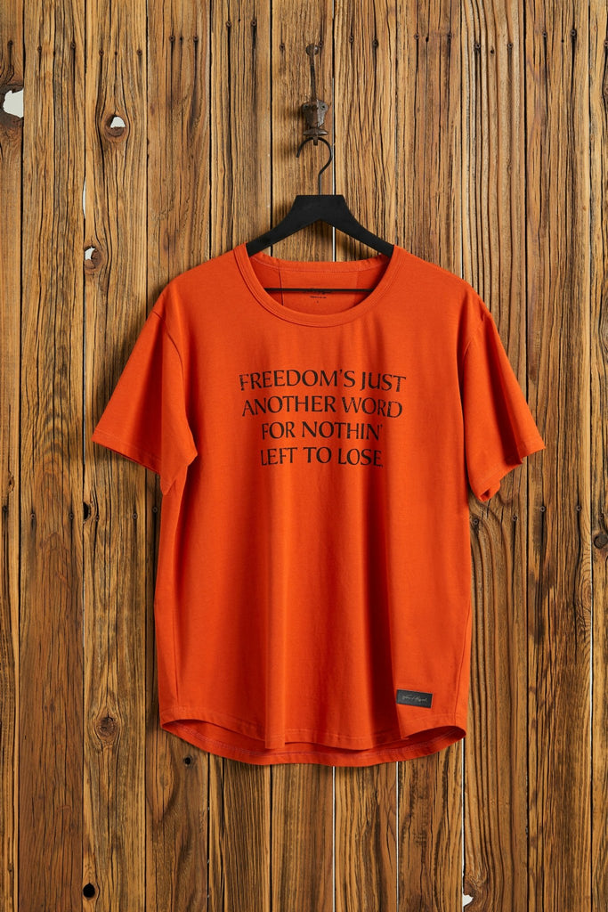 FREEDOM - Rust T-Shirt - Worn & Haggard