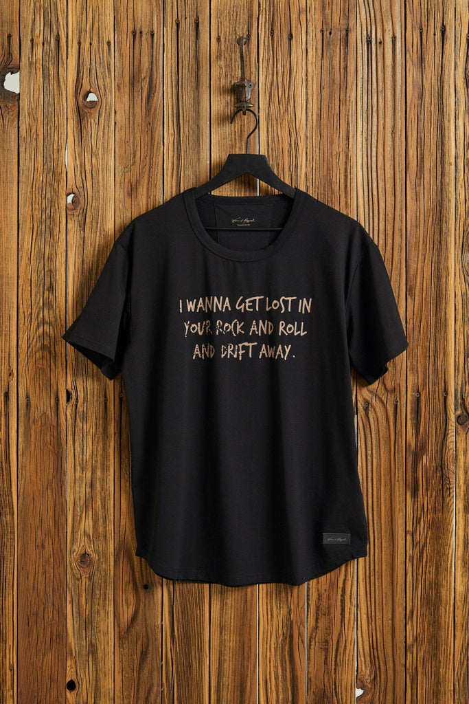 I WANNA GET LOST - Midnight Boyfriend T-Shirt - Worn & Haggard