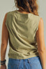 LADIES LOVE OUTLAWS - Women's Olive Tank - Worn & Haggard