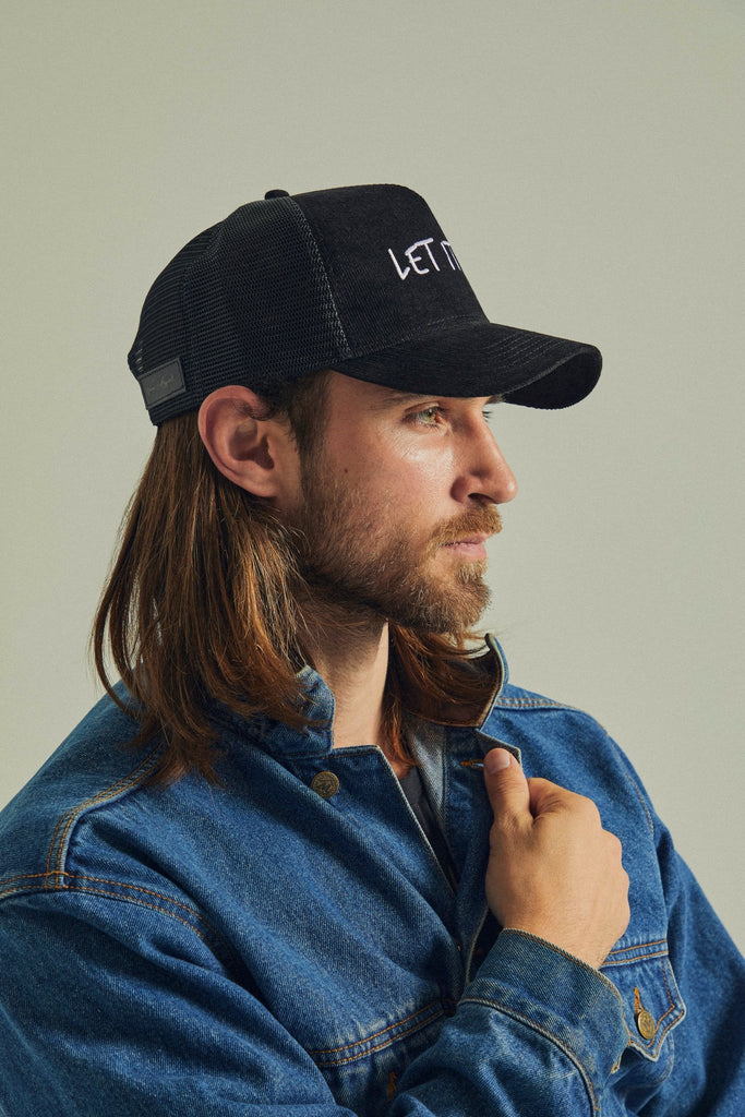 LET IT BE - Midnight Trucker Hat - Worn & Haggard