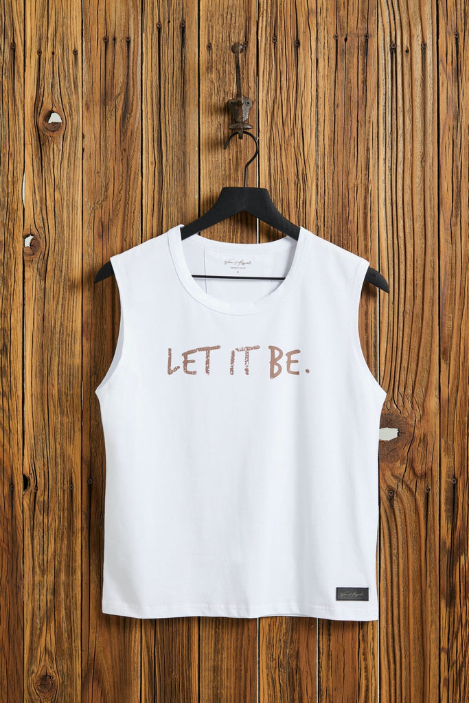 LET IT BE - Snow Women's Tank - Worn & Haggard