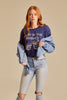 MUST BE THE WHISKEY - Indigo Boyfriend T-Shirt - Worn & Haggard