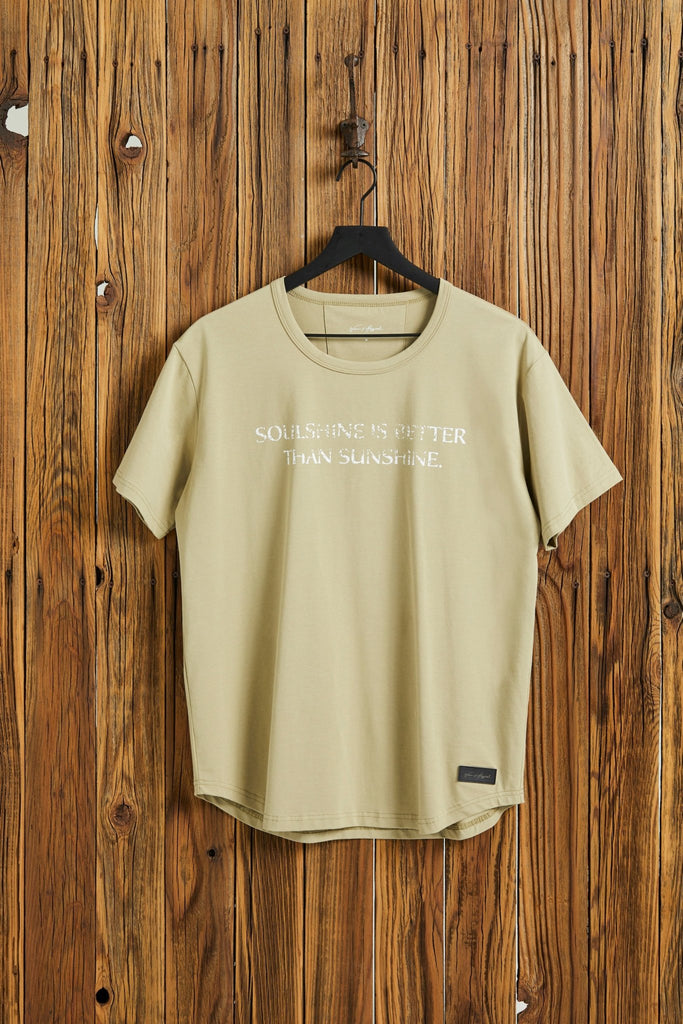 SOULSHINE IS BETTER THAN SUNSHINE - Olive T-Shirt - Worn & Haggard