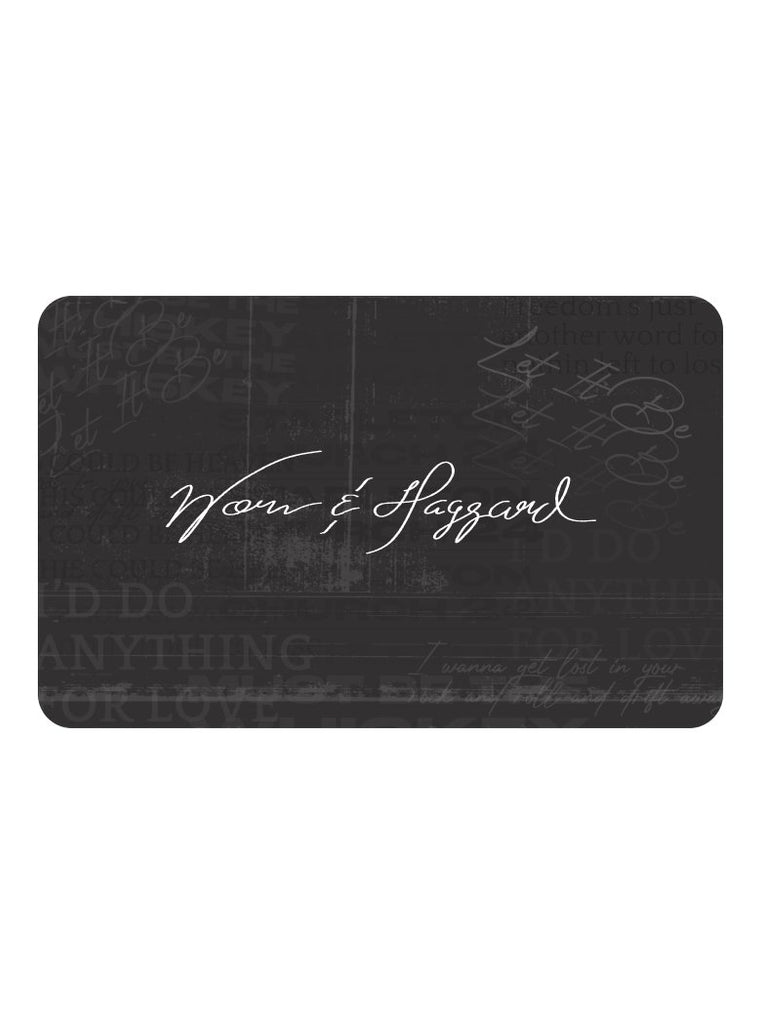 W&H Gift Card - Worn & Haggard