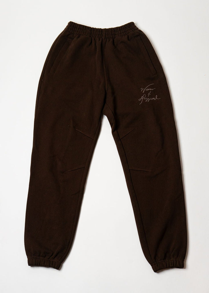 WORN & HAGGARD - Signature Heavyweight Brown Sweatpants - Worn & Haggard