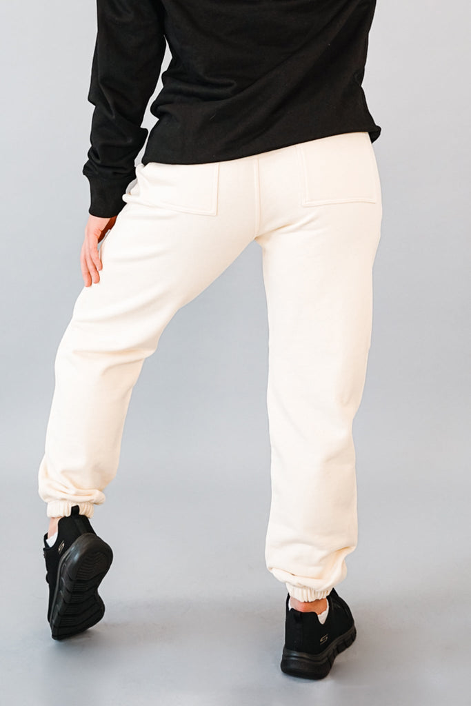 WORN & HAGGARD - Signature Heavyweight Cream Sweatpants - Worn & Haggard