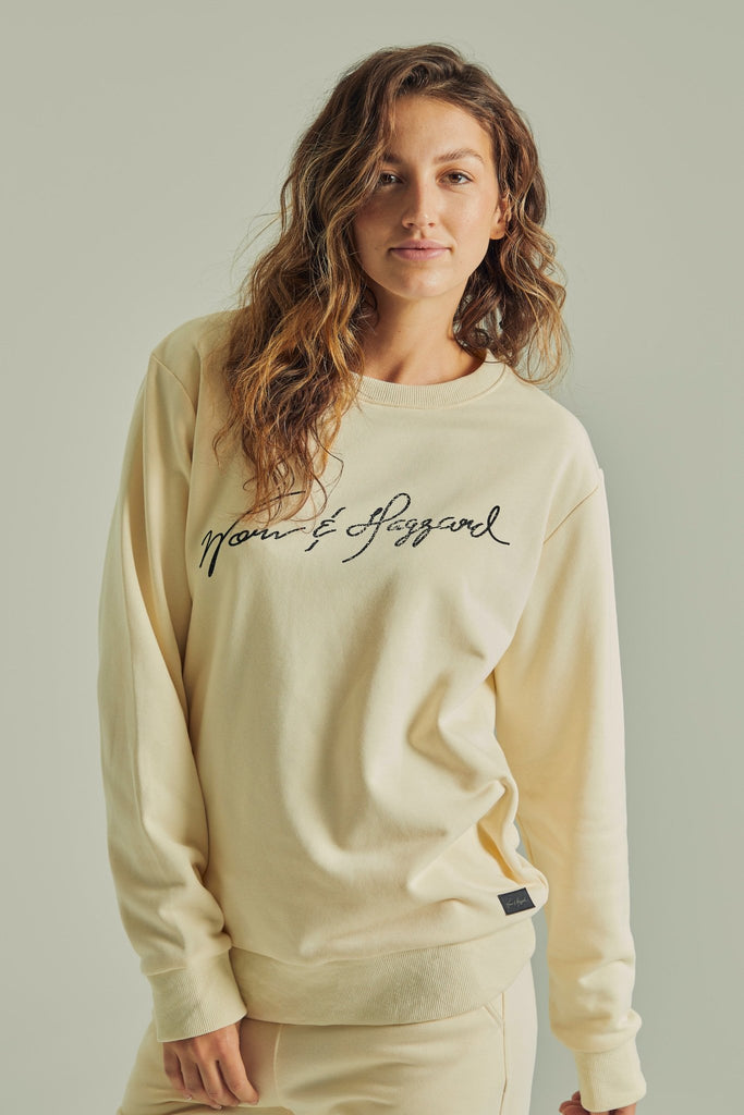 Signature Ivory Sweatshirt | Worn & Haggard