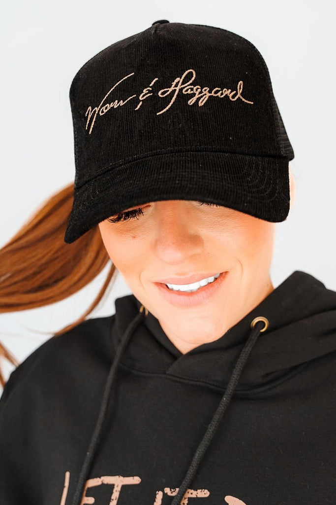 WORN & HAGGARD - Signature Midnight Trucker Hat - Worn & Haggard